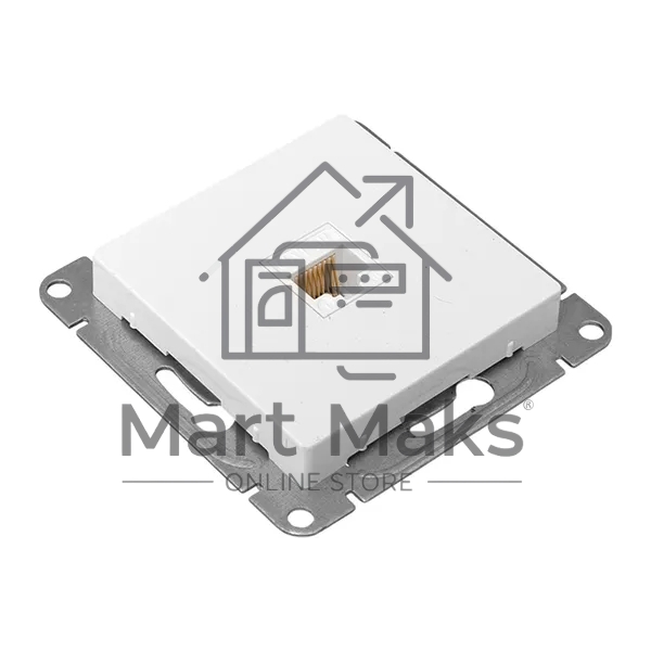 Механизм розетки RJ45 (cat5) EKF UP1-SOW-RJ45-5 белый Эпика