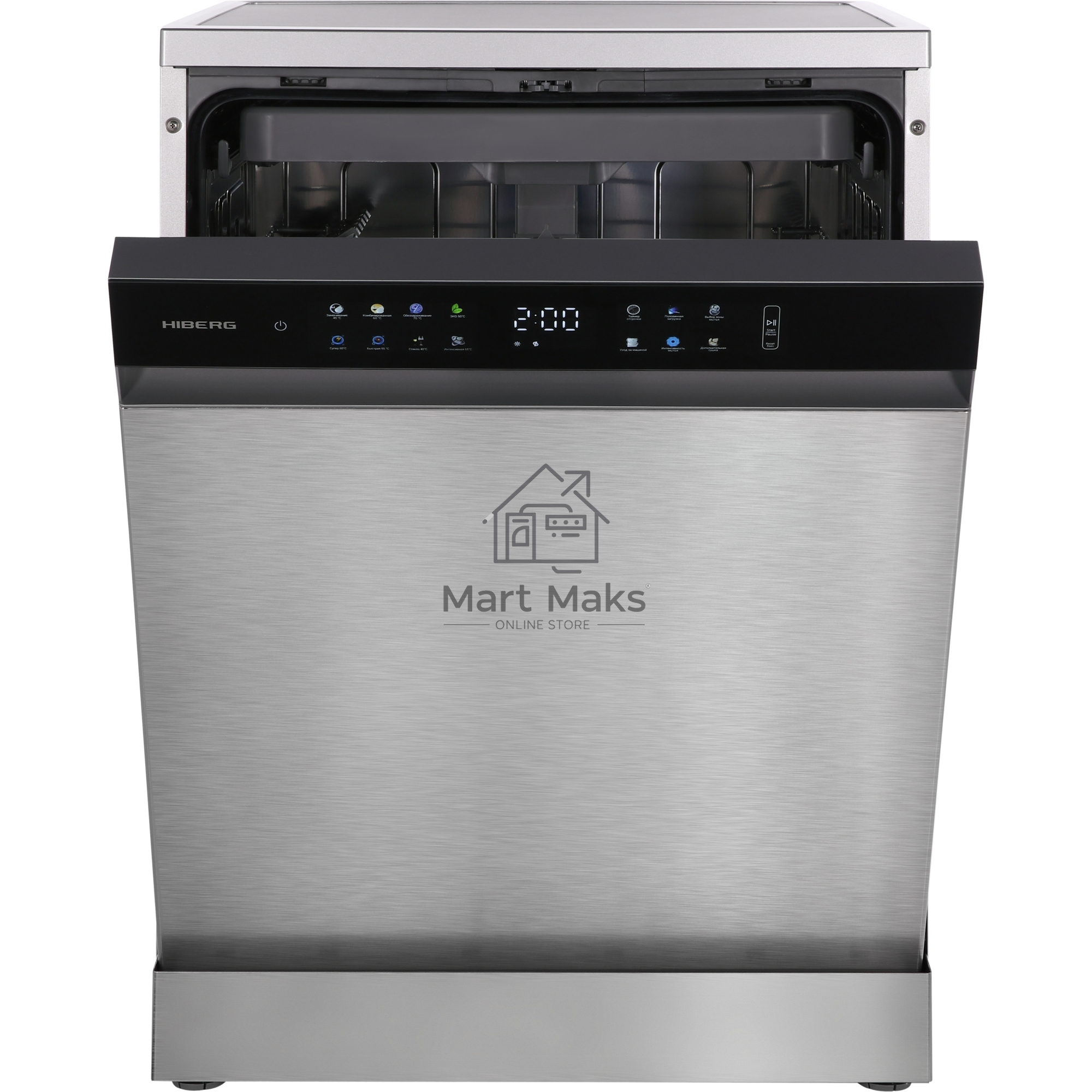 Встраиваемая посудомоечная машина HIBERG F68 1530 LХ, серебристый