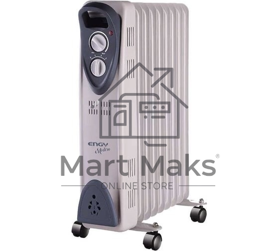 Масляный обогреватель Engy EN-2209 Modern (9 секций) белый, 2000 Вт, 20 м2, термостат