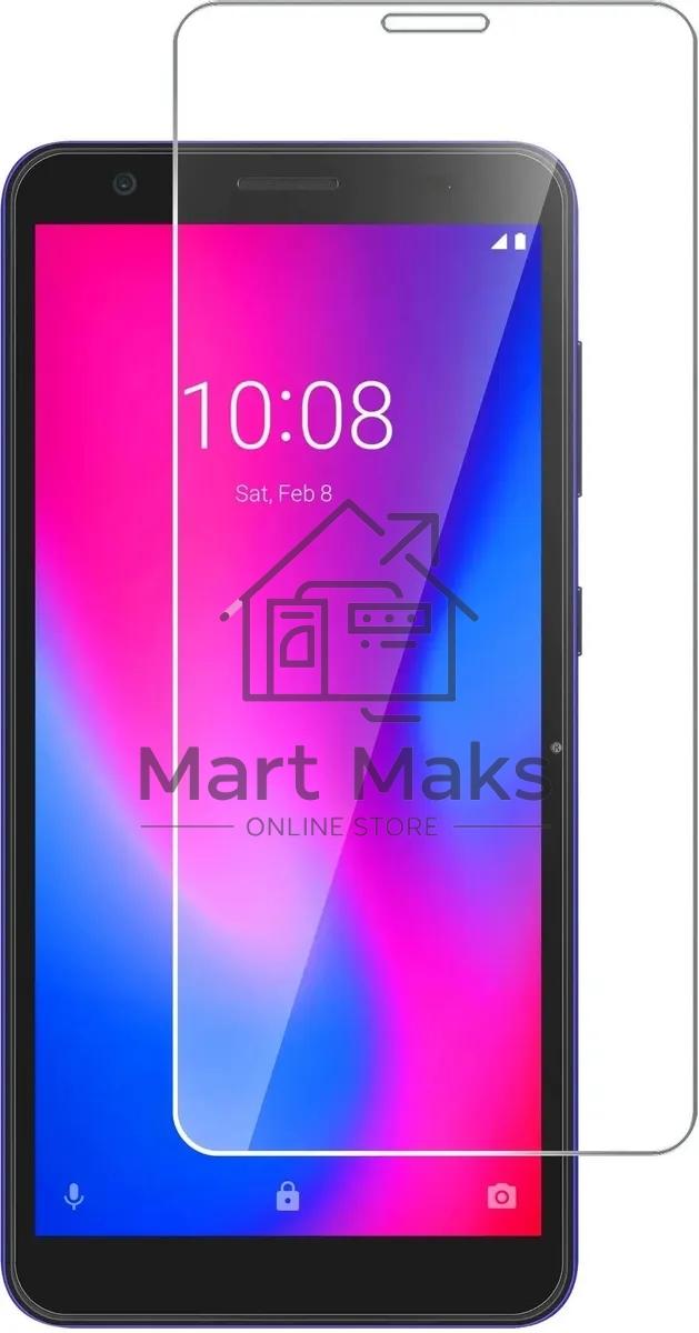 Защитное стекло для экрана BoraSCO Hybrid Glass для ZTE Blade A3 (2020) антиблик, 62.8 х 139 мм, 2.5D, прозрачный