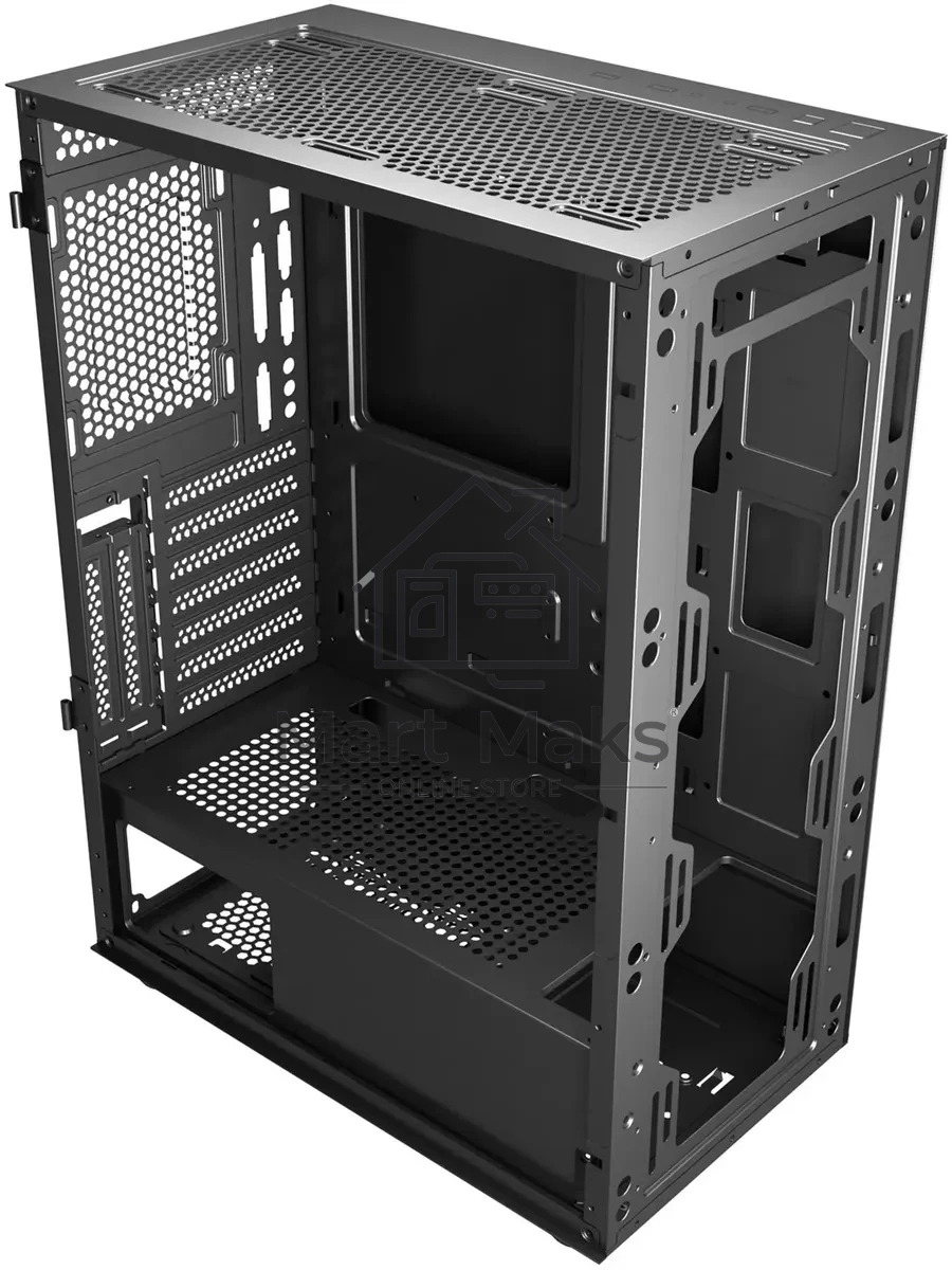 Компьютерный корпус Bloody BD-CC115 черный без БП ATX 8x120mm 1xUSB2.0 1xUSB3.0 audio bott PSU