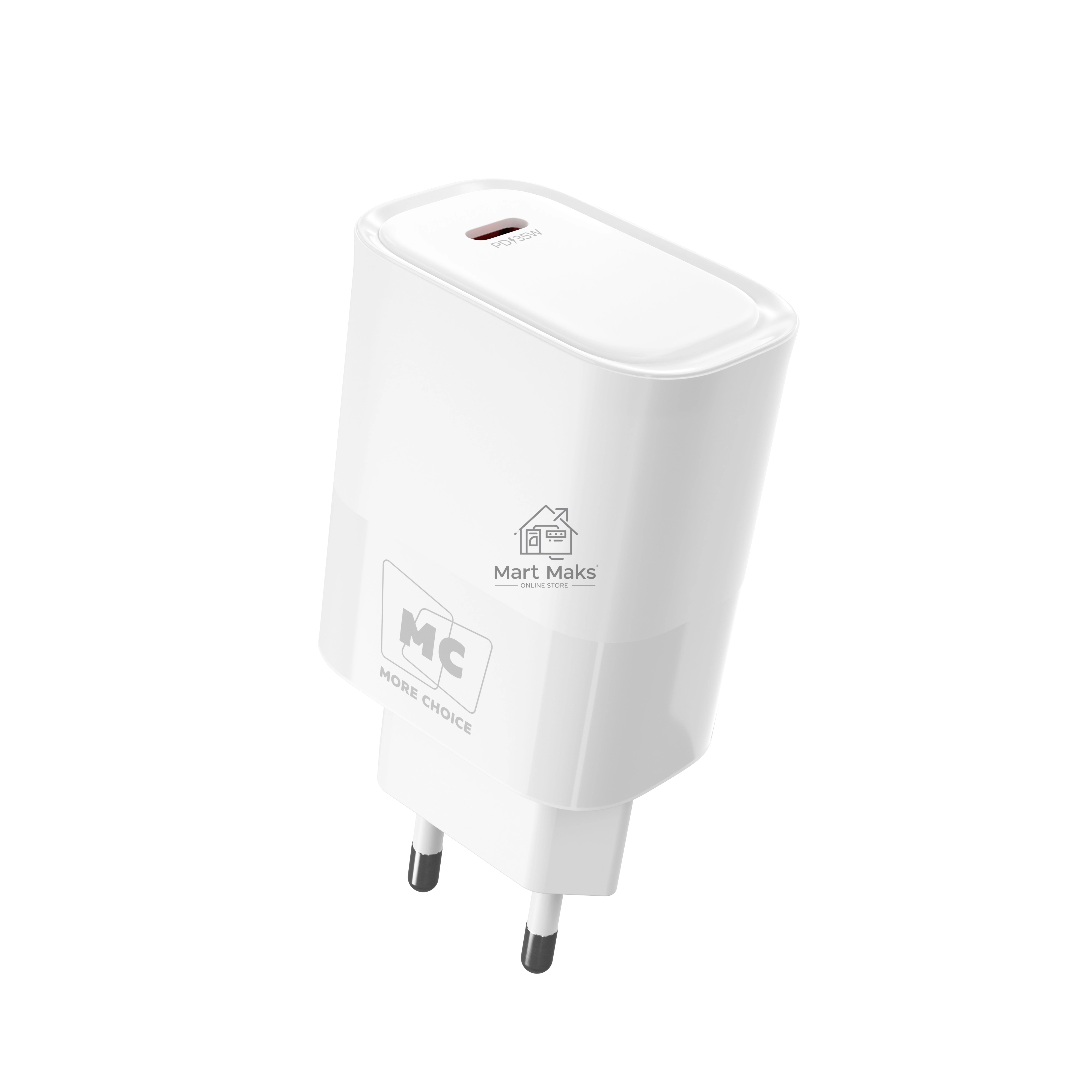 Зарядное устройство MORE CHOICE (4620202553522) NC68 1Type-C 3.0A PD 35W, белый