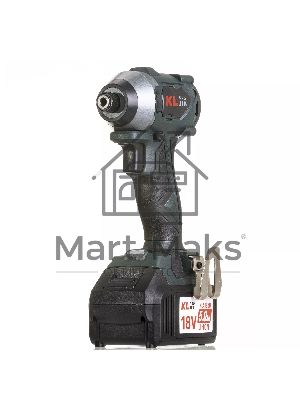 Профессиональный бесщеточный винтоверт аккумуляторный KLPRO KLDV18BH-50 (18В, Li-ion-2шт, 5.0А·ч, 220Нм, 2 скорости, подсветка,З/У,в кейсе)