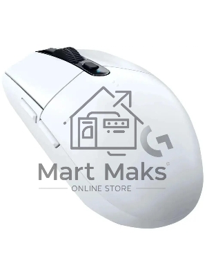 Мышь беспроводная Logitech G304 Lightspeed белый, 12000 dpi, радиоканал, USB, кнопки - 6