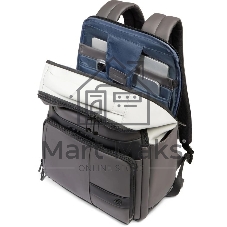 Рюкзак мужской Piquadro Wollem Rubber CA6238W129W/GRN серый/черный полиуретан
