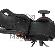 Кресло игровое A4Tech Bloody GC-840 черный, сиденье черный, эко.кожа, с подголов. крестов. металл черный, пластик черный