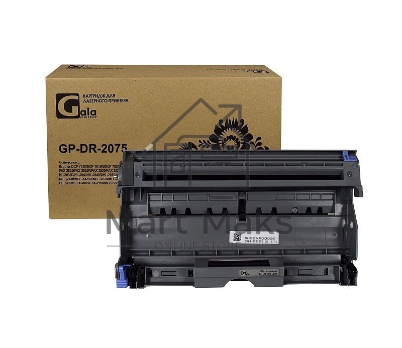 Драм-картридж GalaPrint GP-DR-2075 черный Drum (12000 стр) для Brother DCP-7010/DCP-7010R/DCP-7025/DCP-7025R/FAX-2825/FAX-2825R/FAX-2920/FAX-2920R/HL-2030/HL-2030R/HL-2040/HL-2040R/HL-2070/HL-2070NR/MFC-7420/MFC-7420R/MFC-7820/MFC-7820NR/DCP-7020/FZX-2080