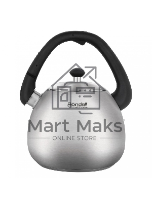 Чайник металлический Rondell Esfera RDS-1656, 3л, стальной