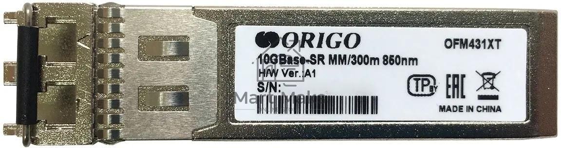 Трансивер ORIGO OFM431XT SFP+ Transceiver, 10GBase-SR, Duplex LC, 850nm, Multi-mode, 300M