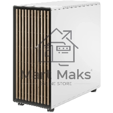 Компьютерный корпус без блока питания Fractal Design North XL TG Dark Tint, Full-Tower, 3x140мм, 2xUSB-A 3.2 + 1xUSB 3.2 Type-C E-ATX, ATX, mATX, mITX Wood panel, Chalk белый