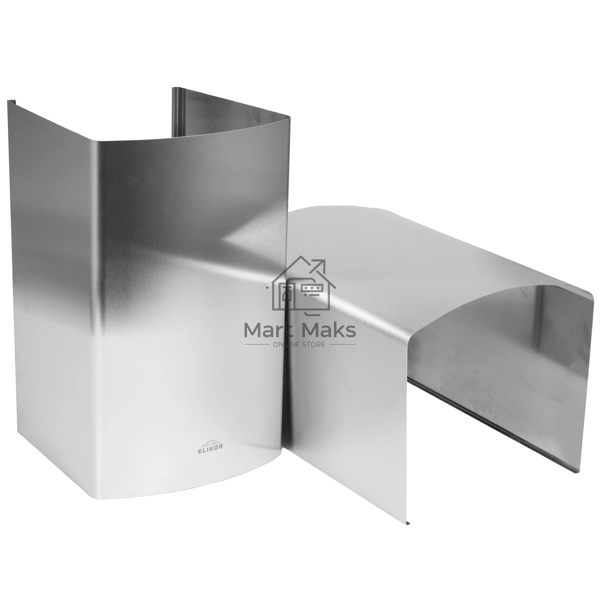 Вытяжка каминная Elikor Аметист S4 60Н-700-Э4Д серебристый, 60 см, 700 куб. м/ч, 52 дБ