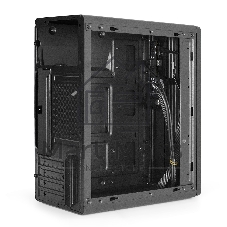 Корпус ExeGate BAA-503U2-AA500, Mini-Tower, чёрный, 1 x 80/90 мм, БП 500 Вт