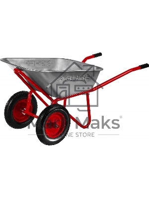 Тачка ЗУБР Т-22 строительная двухколесная, 200 кг