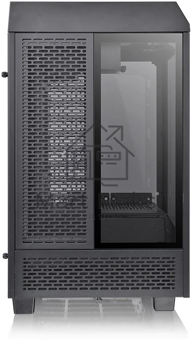 Компьютерный корпус Thermaltake The Tower 100 черный без БП ATX 2x120mm 2xUSB3.0 1xUSB3.1 audio bott PSU