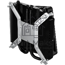 Кулер для процессора ID-COOLING IS-23i черный LGA1851/1700/1200/115X низкопрофильный высота 23мм (48шт/кор, TDP 45W, PWM, 2 тепл.трубки, медная база, FAN 80мм) BOX