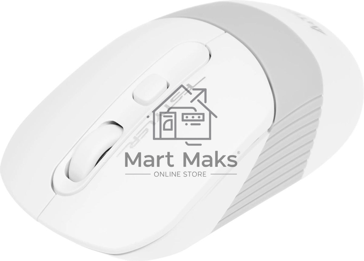 Мышь беспроводная A4Tech Fstyler FG10S белый/серый, 2000 dpi, радиоканал, USB, кнопки - 4