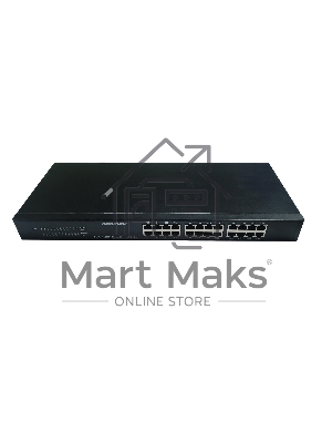 Коммутатор неуправляемый NEOMAX NMS-124P-100-SR, 24 порта 100 Mbps, металл Rack