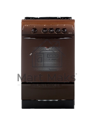 Плита газовая Gefest ПГ 3200-08 К43 коричневый, конфорок 4 шт, духовка 42 л, 50 см x 85 см x 53 см