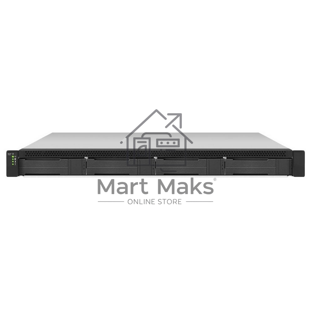 Система хранения данных EonStor GSe Pro 1000 1U/4bay,Single controller 4x1G iSCSI, 2xUSB 3.0, 2x USB 2.0, 1x4GB, 2x(PSU+FAN Module), 4x drive trays (only supports SATA drives) and 1xRackmount kit (GSe Pro 1004RP-C)