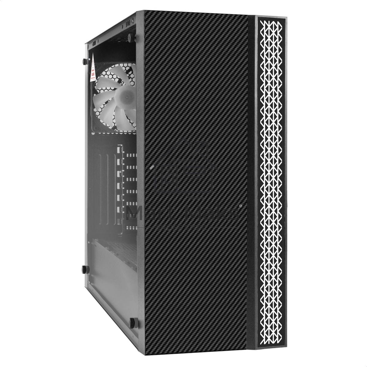 Компьютерный корпус Miditower ExeGate EVO-9211-800NPX (ATX, БП 800NPX с вент. 12см, с окном, 2хUSB+1хUSB3.0, HD аудио, черный, 1 вент. с RGb подсветкой)