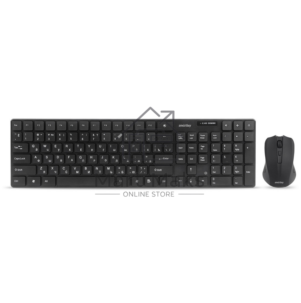 Комплект клавиатура + мышь Smartbuy ONE 229352AG черный SBC-229352AG-K