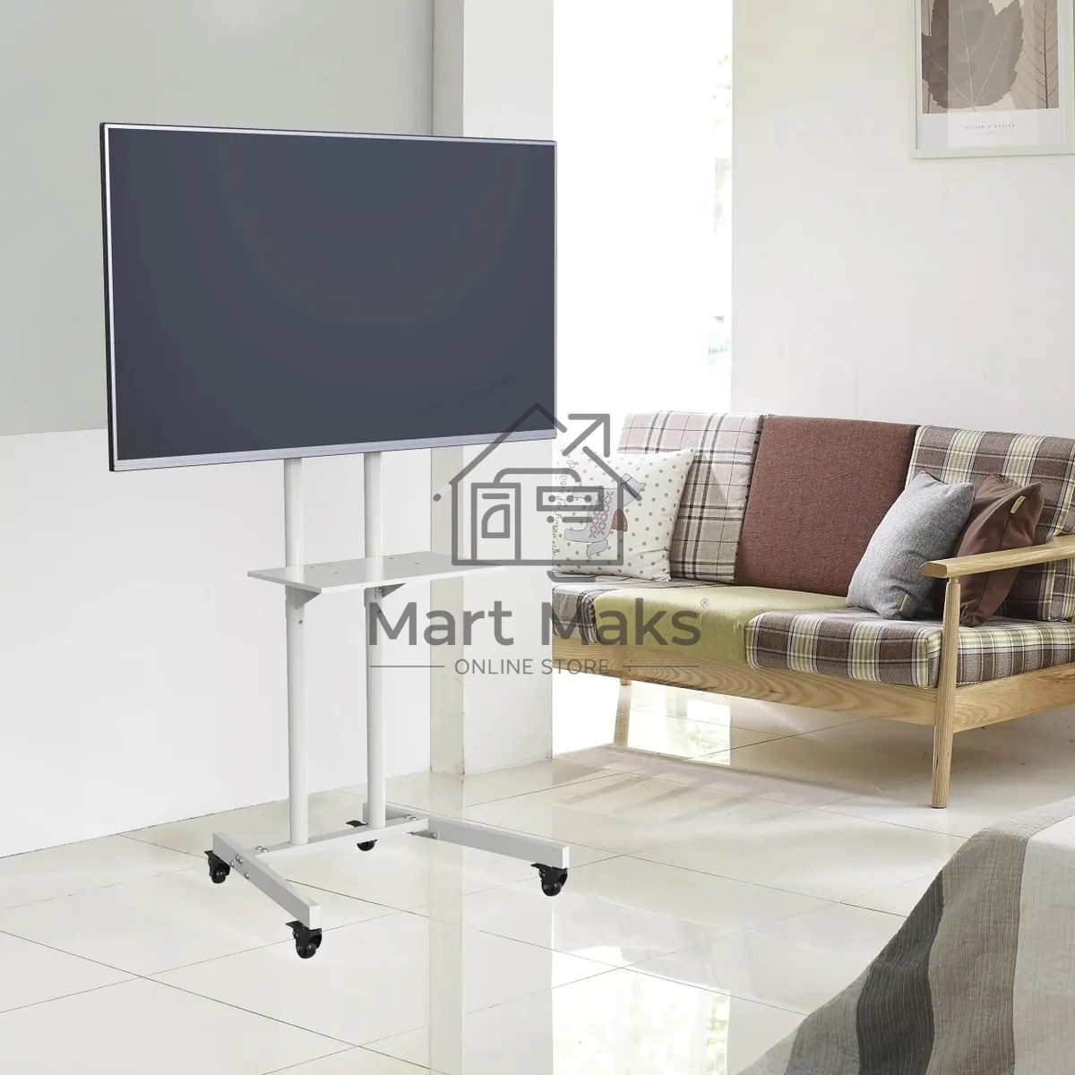 Стойка для телевизора Cactus CS-ST04 белый, 37