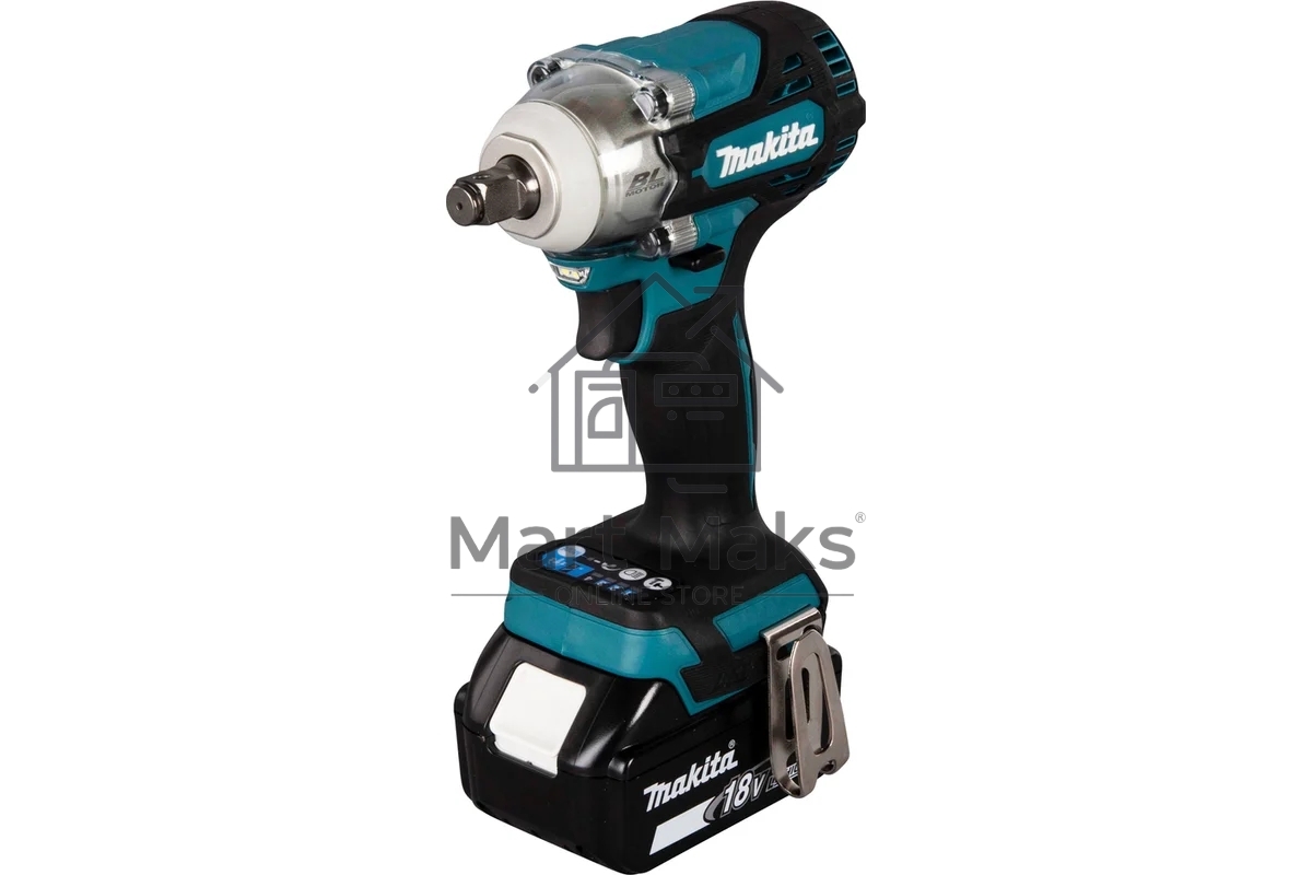 Гайковерт Makita DTW300RTJ аккум. патрон:квад.1/2