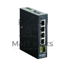 Коммутатор D-Link DIS-100G-5SW/A1A, 4×1 Гбит/с + 1×1 Гбит/с SFP, неуправляемый