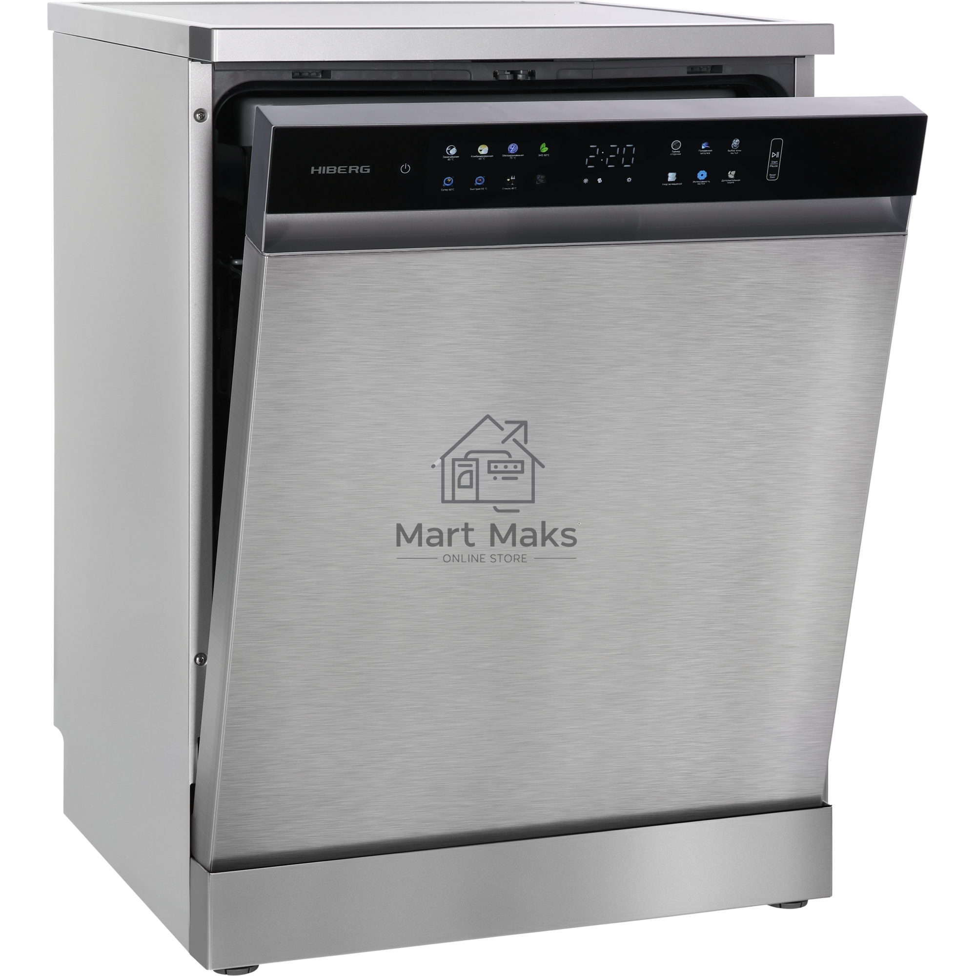 Встраиваемая посудомоечная машина HIBERG F68 1530 LХ, серебристый