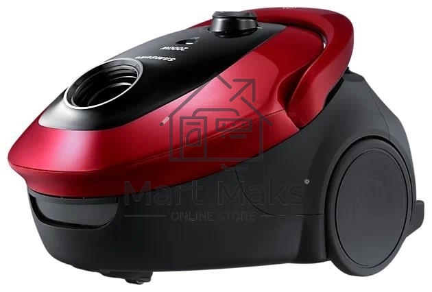 Пылесос Samsung VC20M253AWR/EV красный, 460/2000 Вт, уборка сухая, пылесборник мешок, 2.5 л
