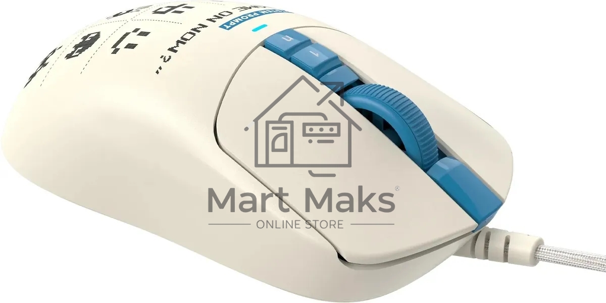 Мышь проводная A4Tech Bloody W72 Ultra Pixels Blue рисунок/бежевый/голубой, 20000 dpi, USB, кнопки - 7