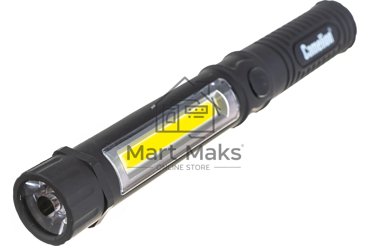 Фонарь-ручка Camelion LED51521 COB LED+1W LED, 3XR03, пластик, магнит, клипса, блистер