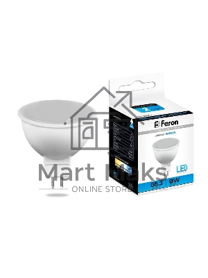Лампа светодиодная Feron LB-560 9W 230V G5.3 6400K MR16