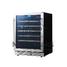 Винный шкаф встраиваемый Cellar Private CP051-1T серебристый, 136 л, 1 отсек, 51 бут.