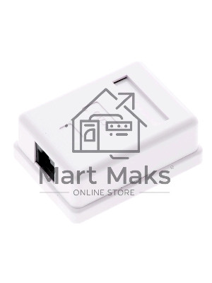 Розетка внешняя RJ-45 5e кат., 1порт. 5bites LY-SB01-A