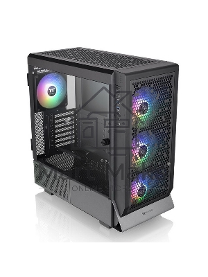 Компьютерный корпус Thermaltake Ceres 500 TG ARGb черный без БП ATX 4x140мм 2xUSB3.0 1xUSB3.1 audio bott PSU