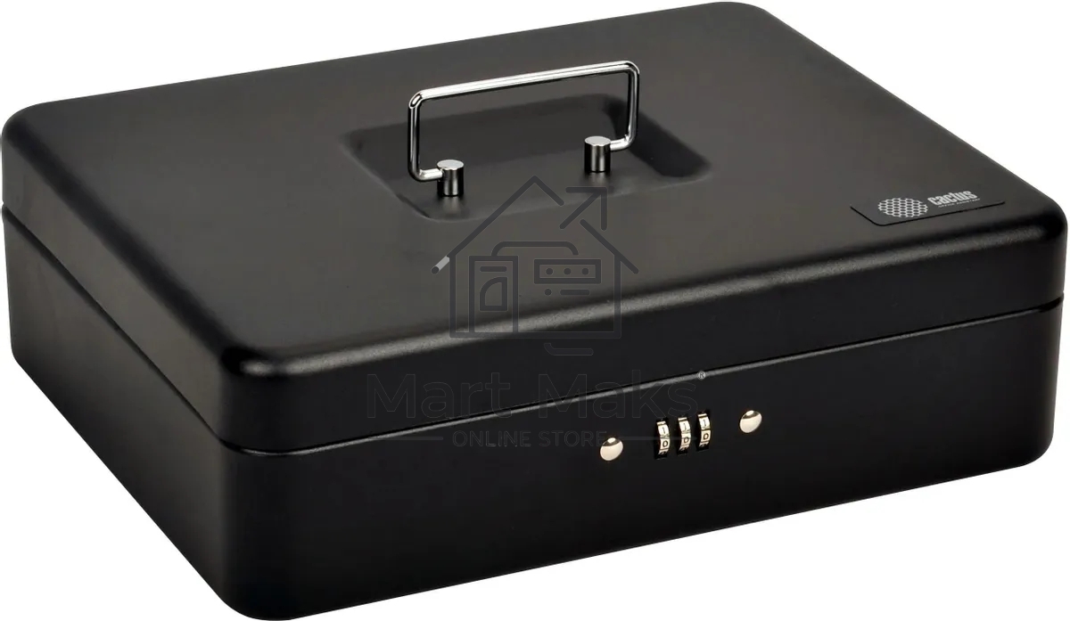 Ящик для денег без номинала Cactus CS-DCB-004 90x300x240 графитовый