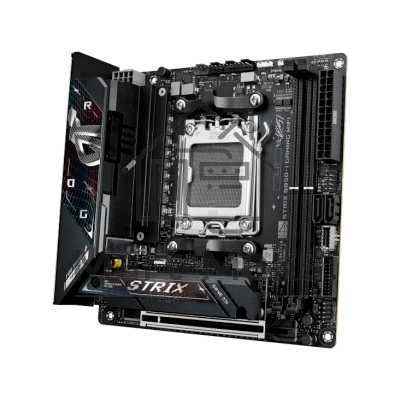 Материнская плата ASUS ROG STRIX B850-I GAMING WIFI, AM5, AMD B850, 2xDDR5, 2xM.2, 2xSATA, PCIe 4.0 x16, 1xHDMI, 1xUSB Type-C, 1x2.5Gb LAN, Wi-Fi 7, Bluetooth 5.4, 5xUSB-A 10Gbps, 1xUSB-C 20Gbps, 2xUSB-A 2.0, 3x3.5 мм, S/PDIF, 7.1, Mini-ITX