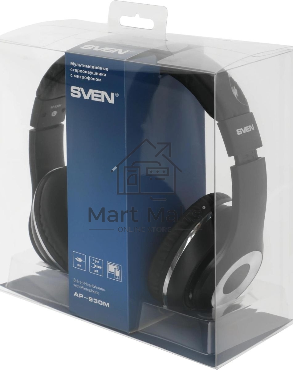 Наушники SVEN AP-930M черный 3 5 мм