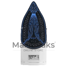 Утюг Centek CT-2350 синий, 2600 Вт, 45 г/мин, удар 145 г/мин, 350 мл