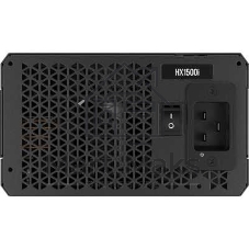 Блоки питания/ Power Supply Corsair HX1500i, Model RPS0132, 1500W 80+ Platinum (ATX, 3.1, PCIe 5.1, Full modular, 1x24(20+4)pin, 2x8-Pin to 12V-2x6 Cable, 3x4+4-pin CPU +12V (EPS), 6x4-pin Molex, 4x6+2-pin PCIe, 8xSATA3, 1xUSB Type-C, Active, 140x140mm, 150x200x86mm, APFC, Power cable-EU, black)