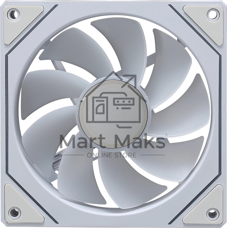 Вентилятор для корпуса Aerocool / Formula Floe 12WH ARPW ARGB белый, 120 мм, 1500 об/мин, 26.8 дБ, 4 pin