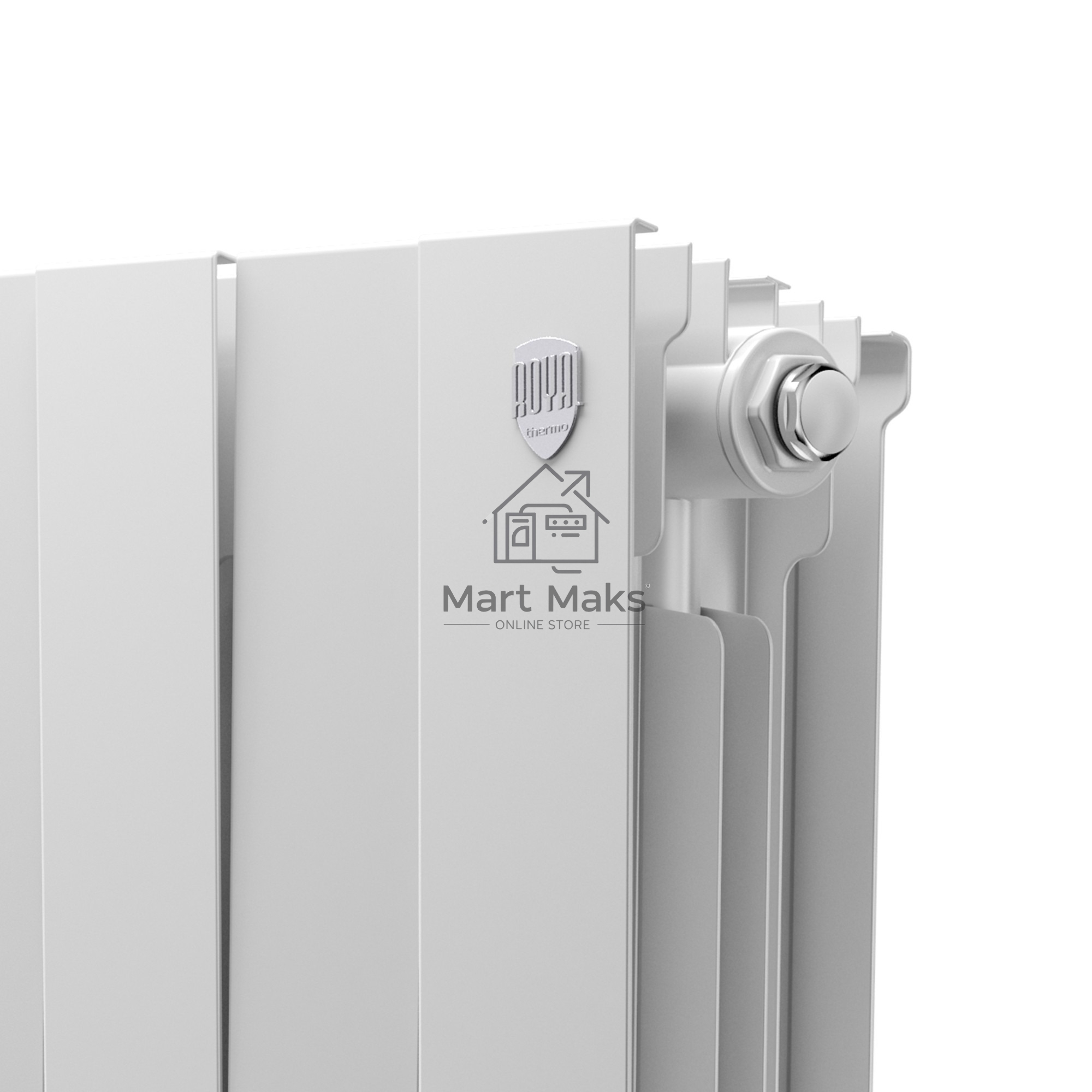 Радиатор биметаллический Royal Thermo PianoForte 300 белый - 8 секц.