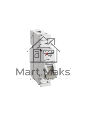 Выключатель автоматический модульный EKF M636106D 1п D 6А 6кА ВА 47-63N PROxima