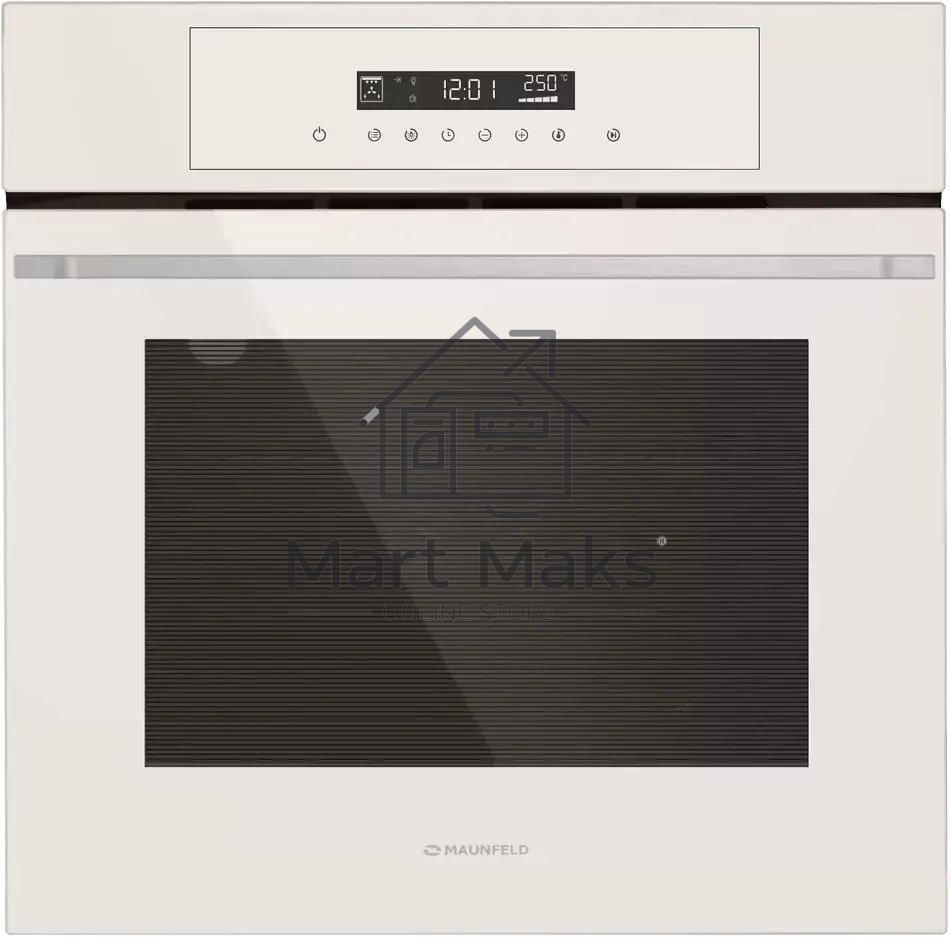 Шкаф духовой электрический Maunfeld AEOD60103BG, 60л, дверца с 3 стеклами, бежевый