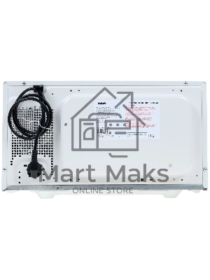 Микроволновая печь BBK 23MWS-928M/W/RU белый, 23 л, 900 Вт, переключатели - поворотный механизм