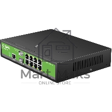 Коммутатор Digma DSW708G-2S-T, 8×1 Гбит/с + 2×1 Гбит/с SFP, управляемый