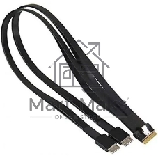 Кабель SuperMicro CBL-SAST-1261-100, Slimline x8 (STR) to 2x Slimline x4 (STR),60/60CM,100 O