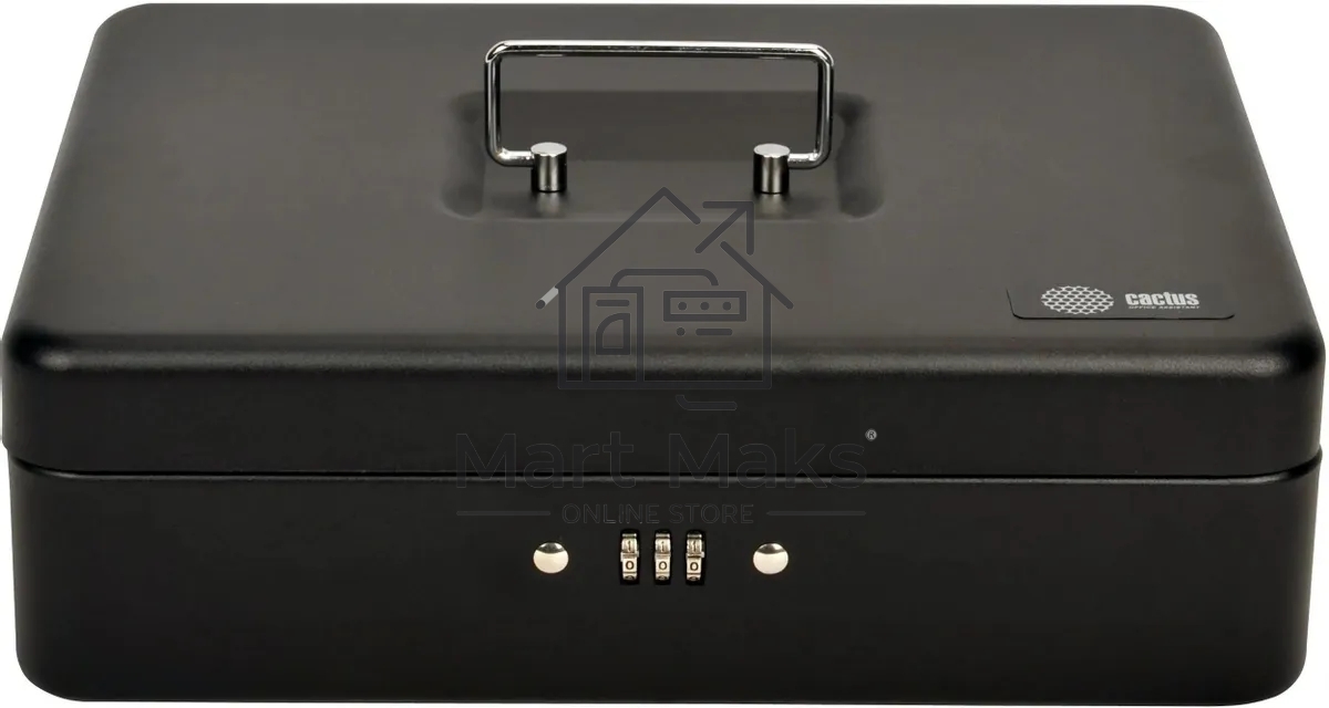 Ящик для денег без номинала Cactus CS-DCB-004 90x300x240 графитовый