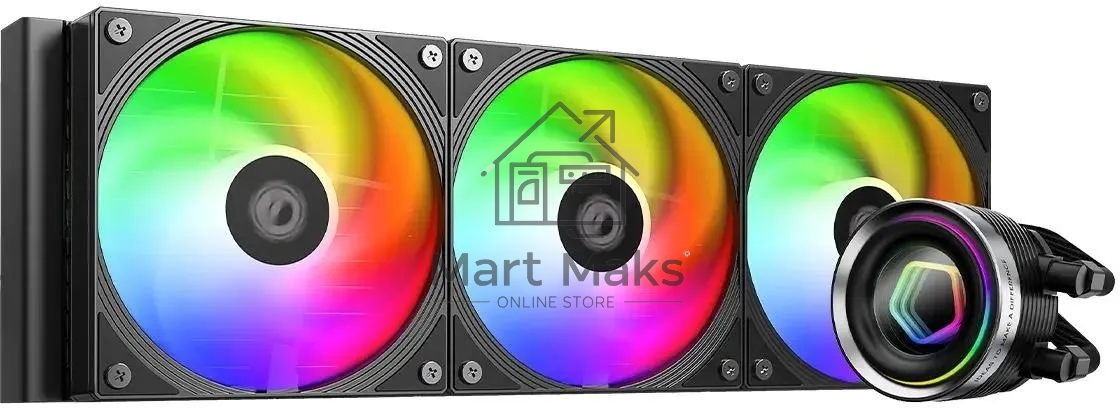 Жидкостная система охлаждения для процессора ID-COOLING FX360 INF черный 120мм алюминий+медь 2000rpm 27.2db 4-pin 350W